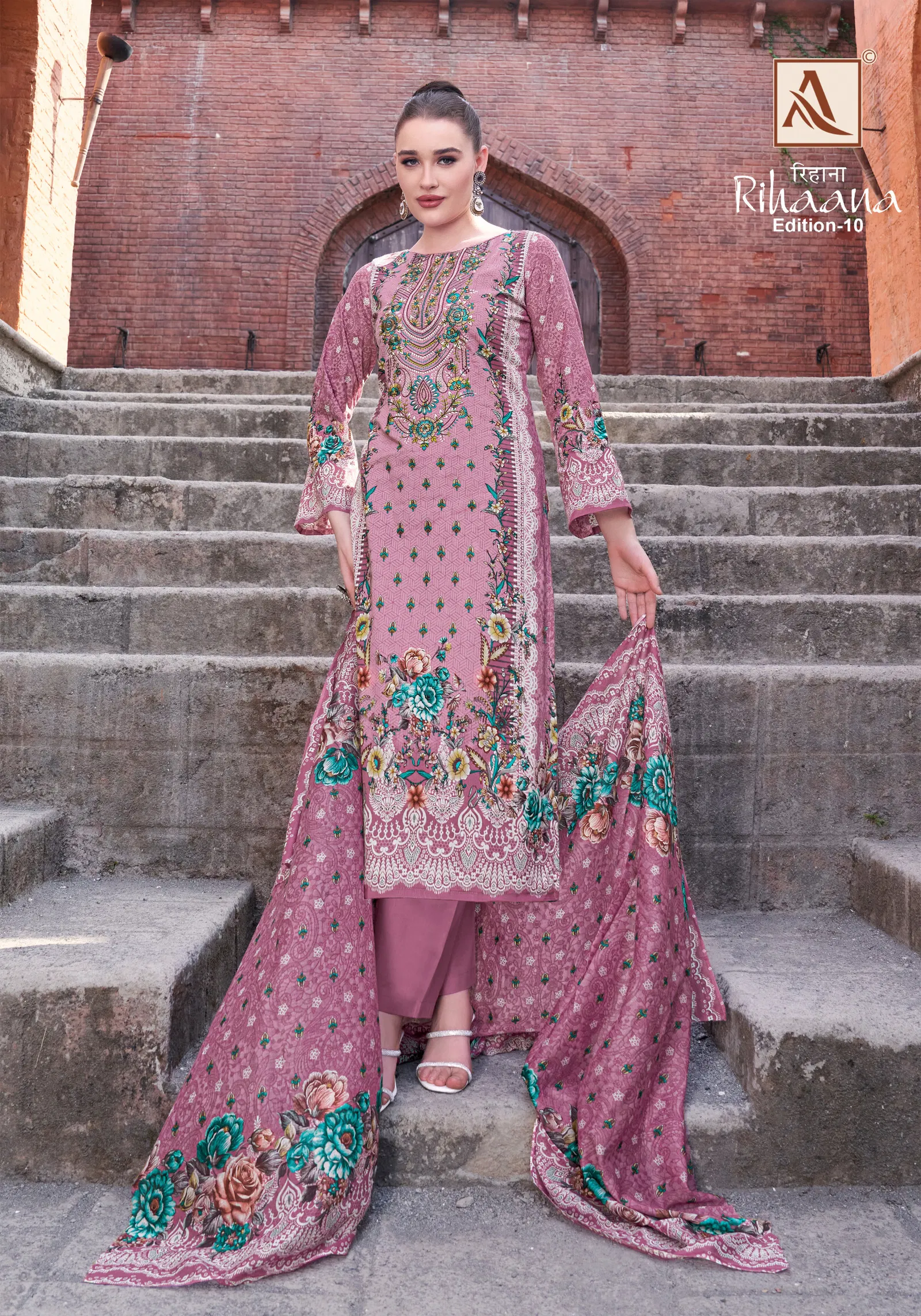 Rihaana Edition 10 By Alok Suit Cambric Cotton Pakistani Dress Material Orders In India